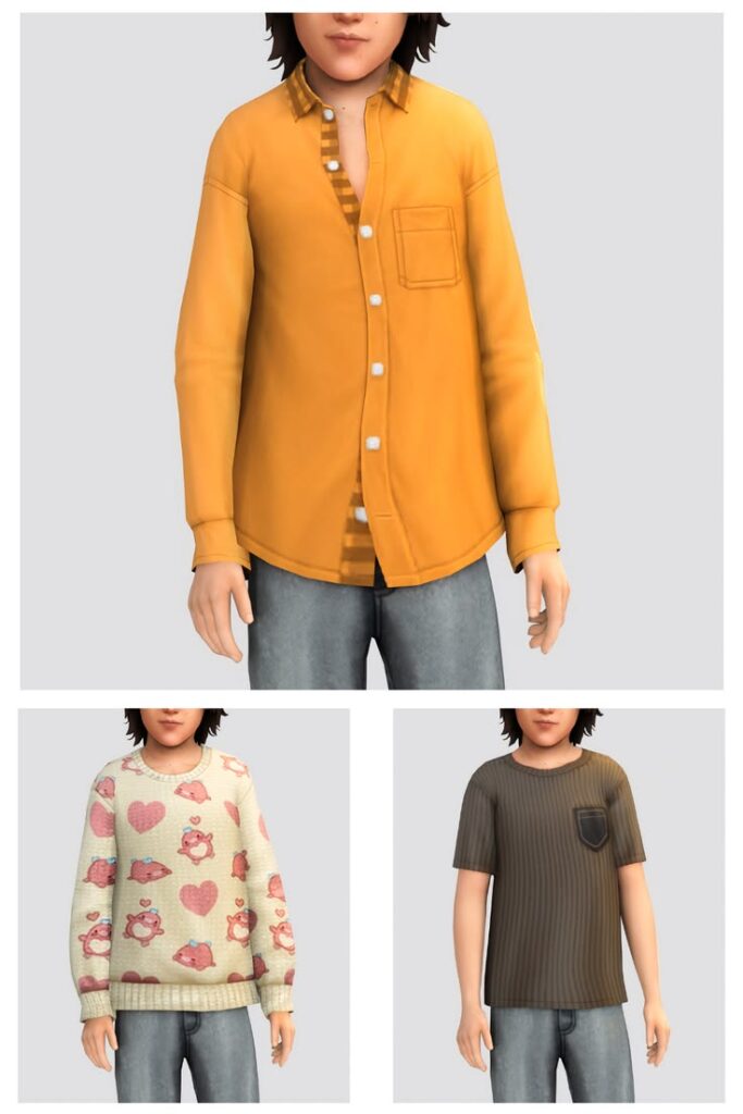 sims 4 kids tops