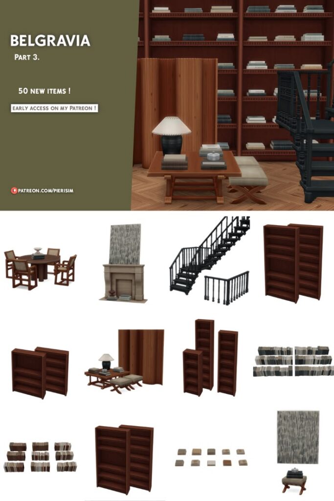 sims 4 library cc pack
