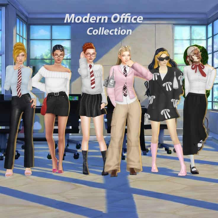 sims 4 office cc pack