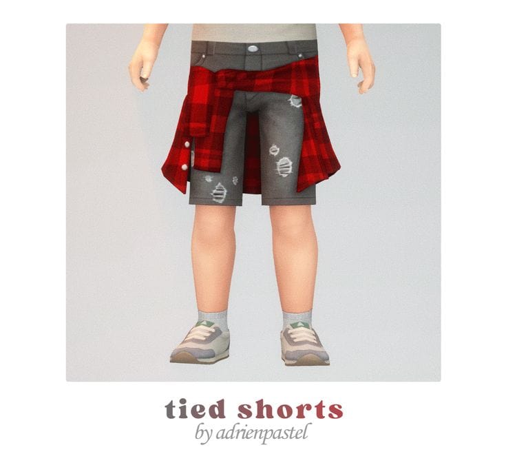sims 4 tied shorts cc