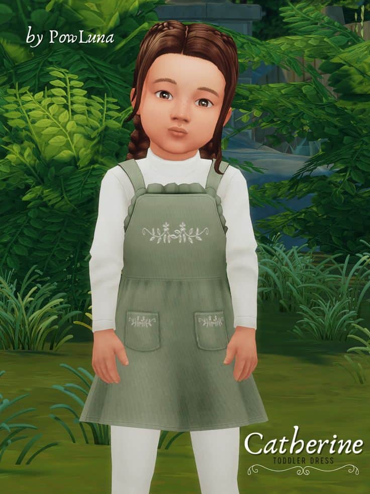 sims 4 toddler cc dress