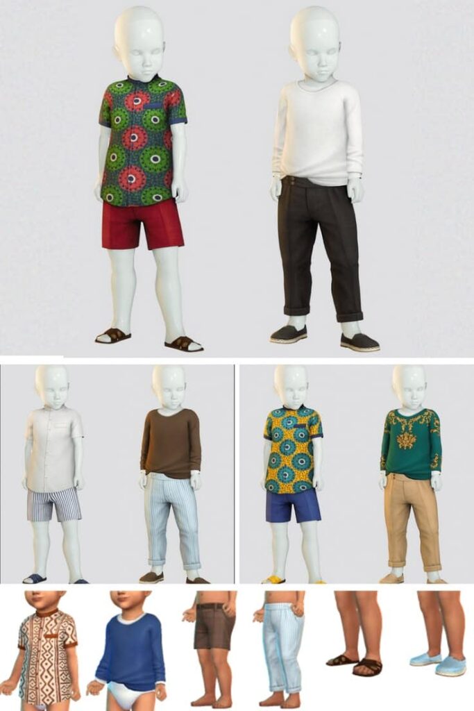 sims 4 toddler clothing set