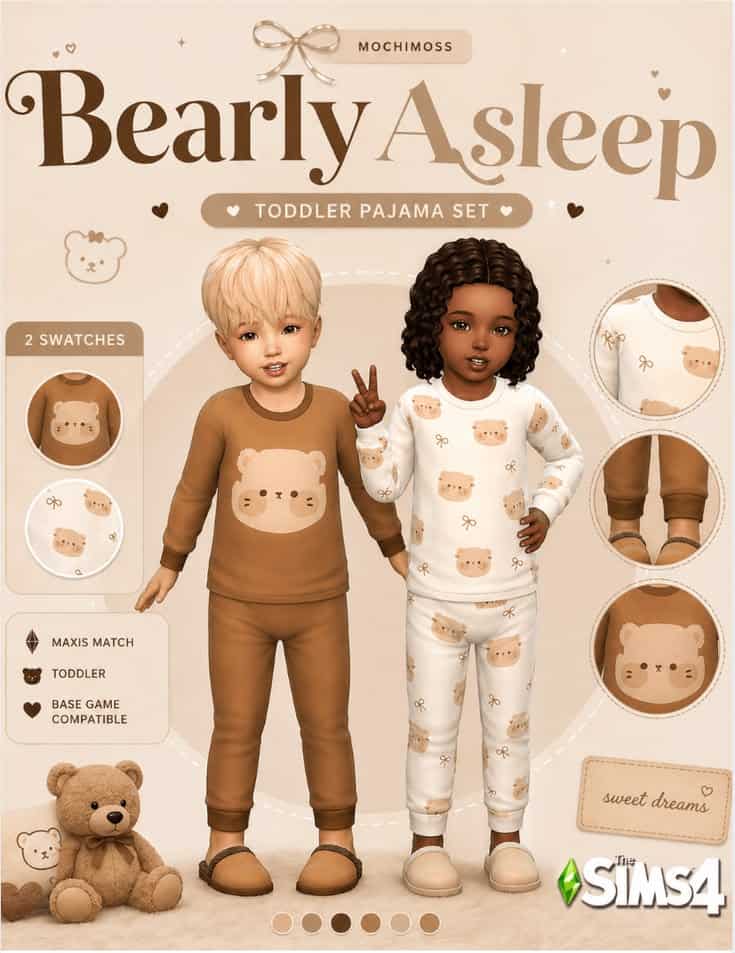 sims 4 toddler pajamas