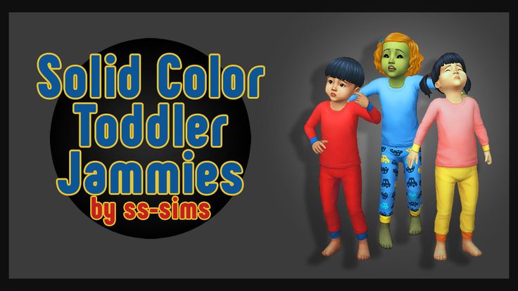 sims 4 toddler pajamas