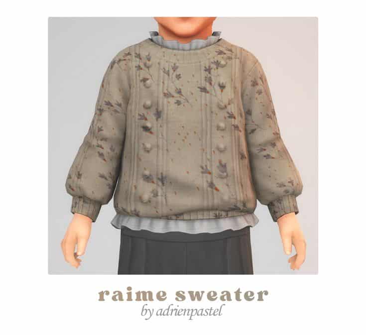 sims 4 toddler sweater and accessory