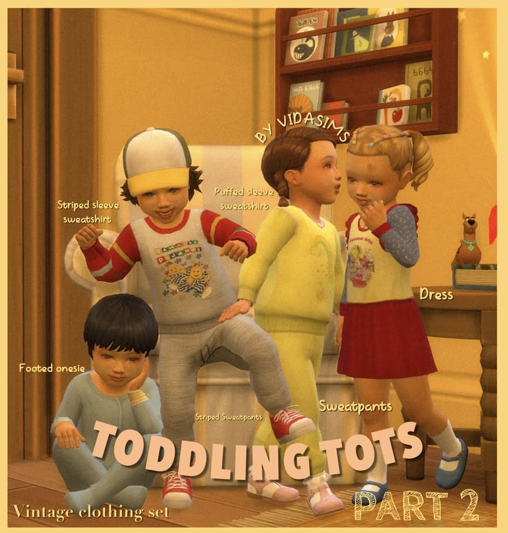 toddler clothes cc set sims 4