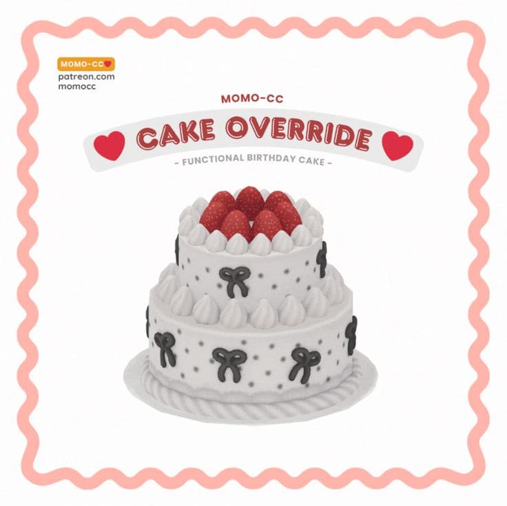 sims 4 cake overrides