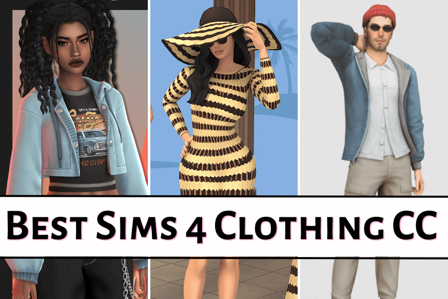 25+ Must-Have Sims 4 Clothing CC Items for Male and Female Sims