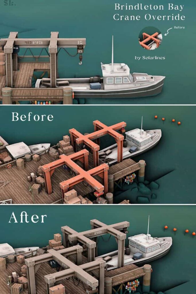 sims 4 crane overrides