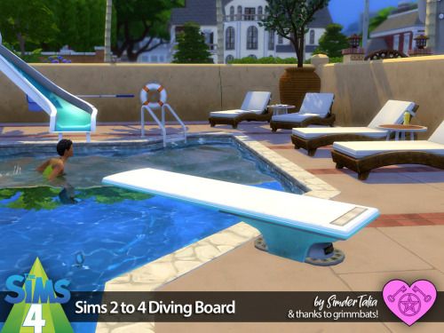 sims 4 diving board