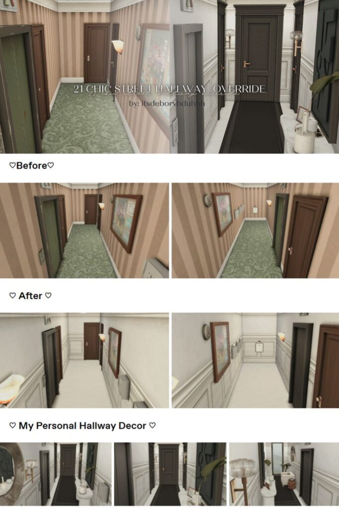 sims 4 hallway overrides
