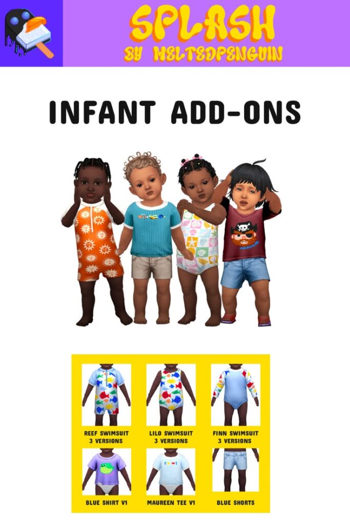 sims 4 infant clothes set