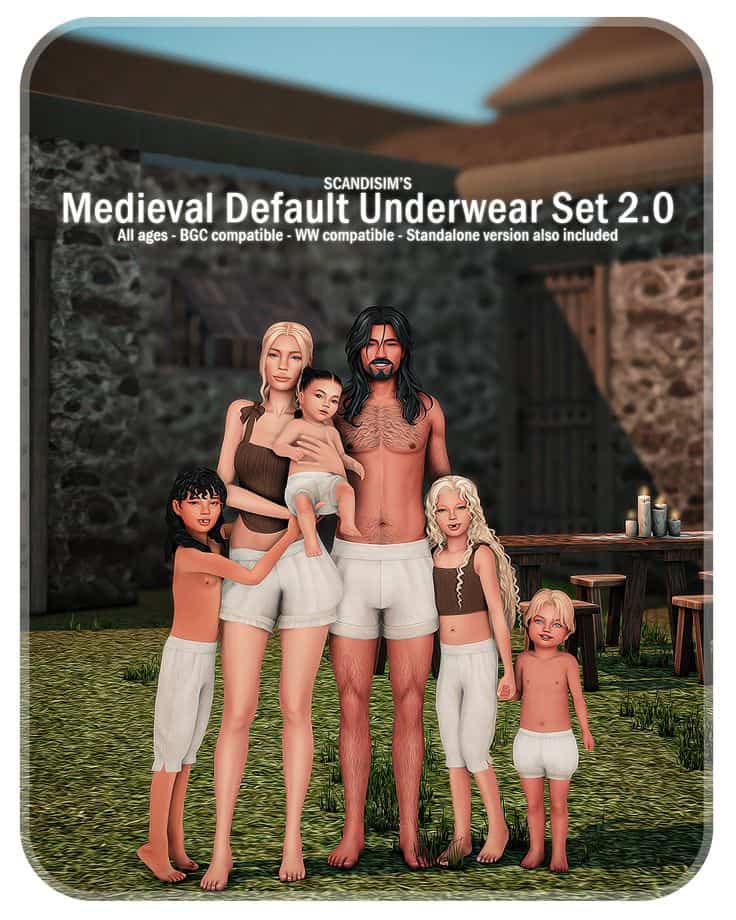 sims 4 medieval underwear replacement