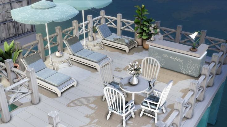 sims 4 pool furniture