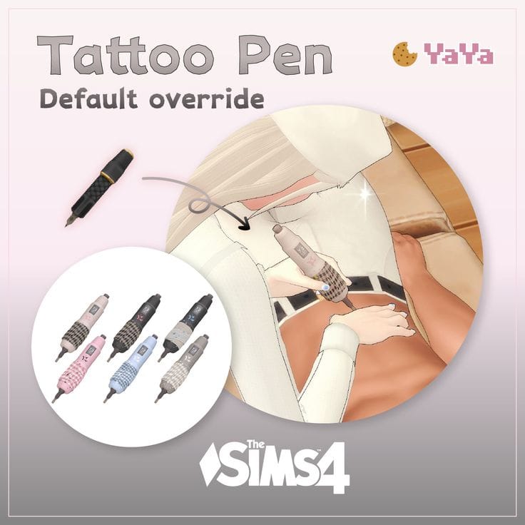 sims 4 tattoo pen override
