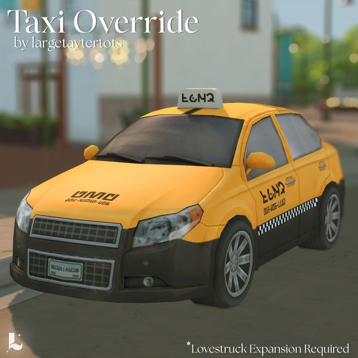 sims 4 taxi override