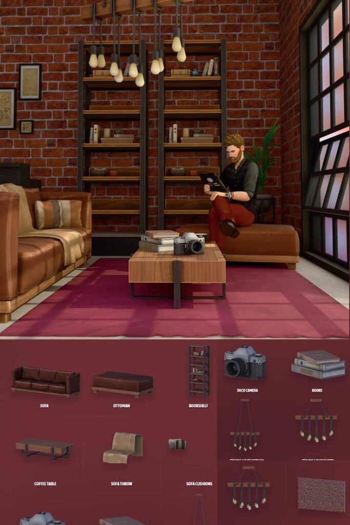 Cyrano Bachelor's Living Room