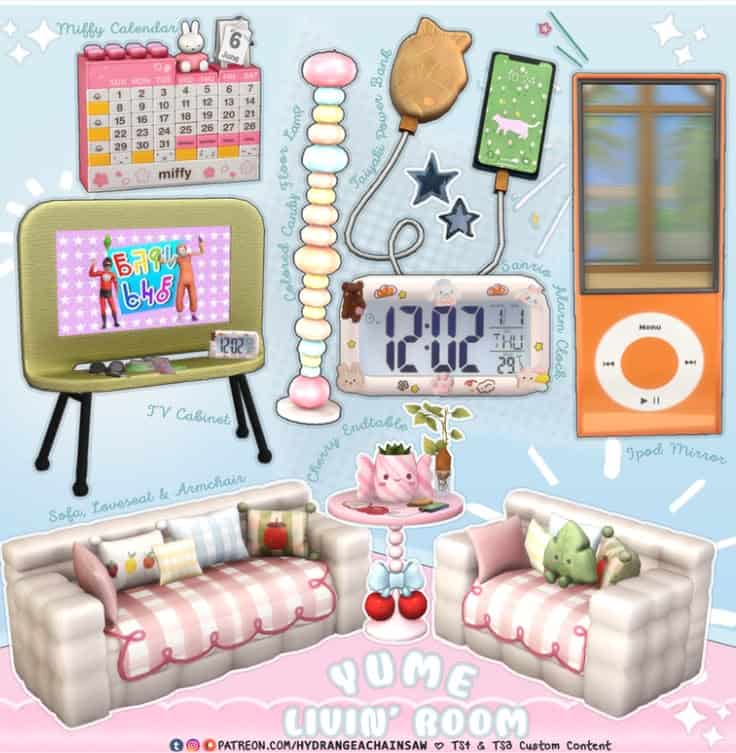 best sims 4 living room