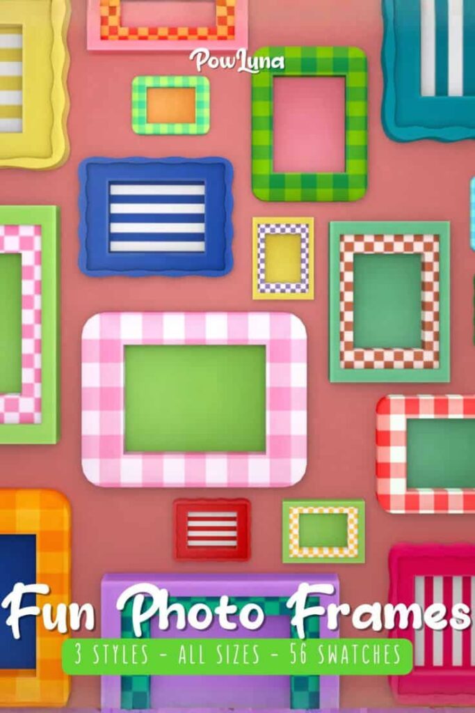 functional sims 4 photo frames