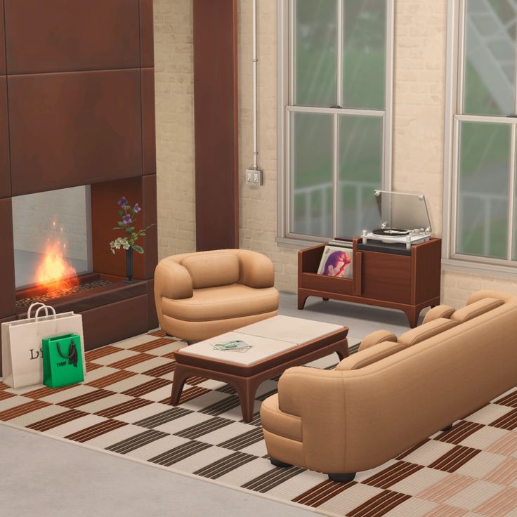 living room cc pack