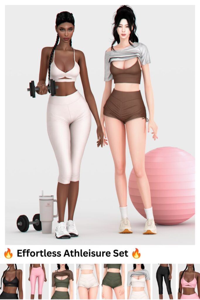 sims 4 activewear cc set