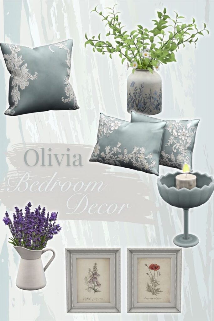 sims 4 bedroom decor cc