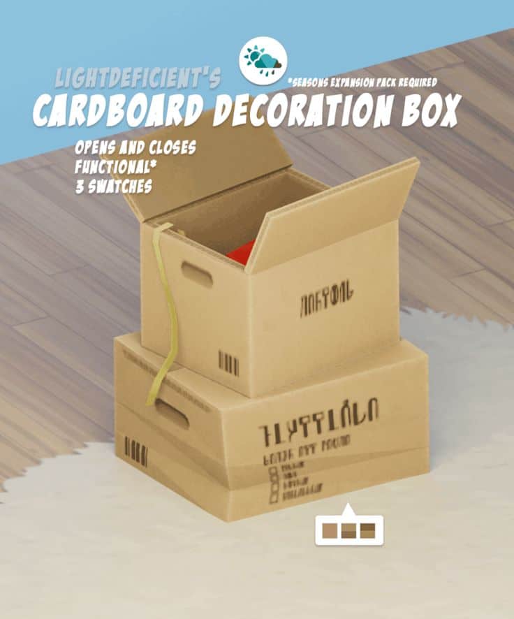 sims 4 cardboard
