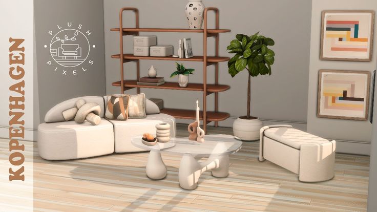 sims 4 cc living room maxis match