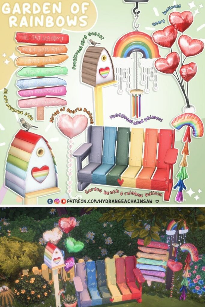 sims 4 garden cc decor