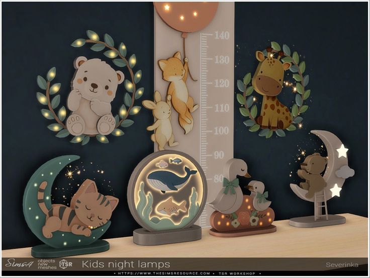 sims 4 kids night lamp