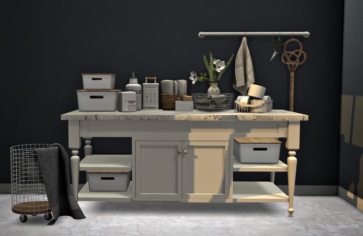 sims 4 laundry room