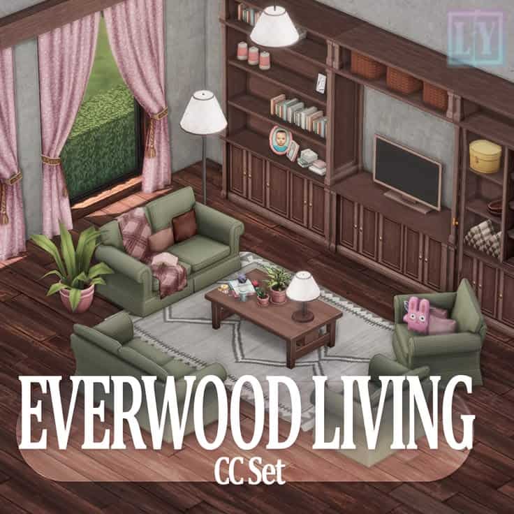 sims 4 living cc pack