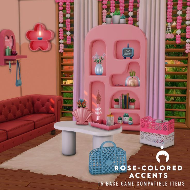 sims 4 living room cc maxis match