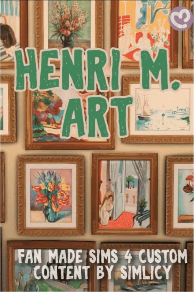 sims 4 wall art cc