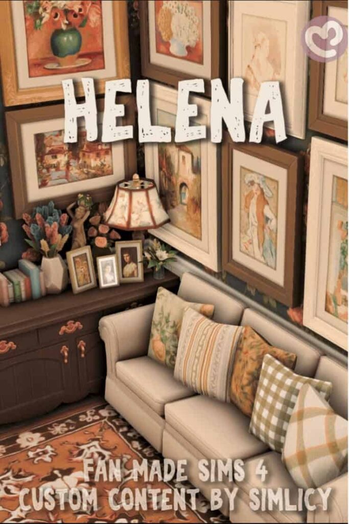 sims 4 wall decor cc set
