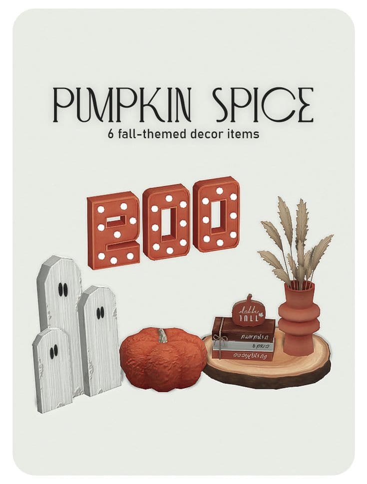 the sims 4 fall decor