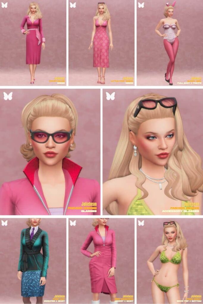 Legally Blonde CC Pack