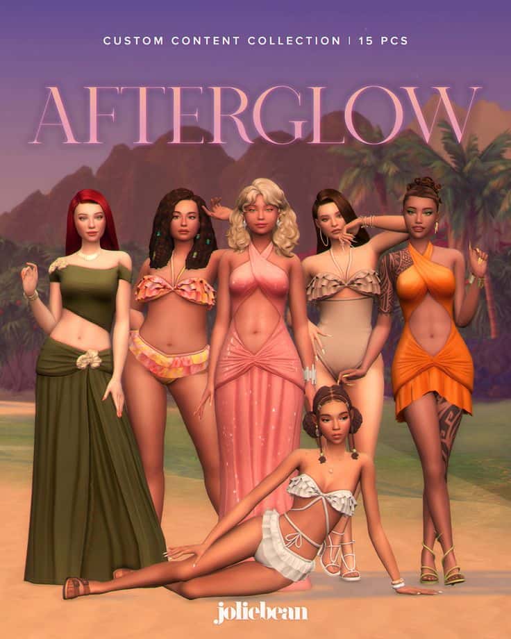 afterglow cc clothes pack
