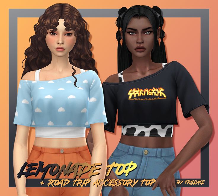 best sims 4 accessory tops