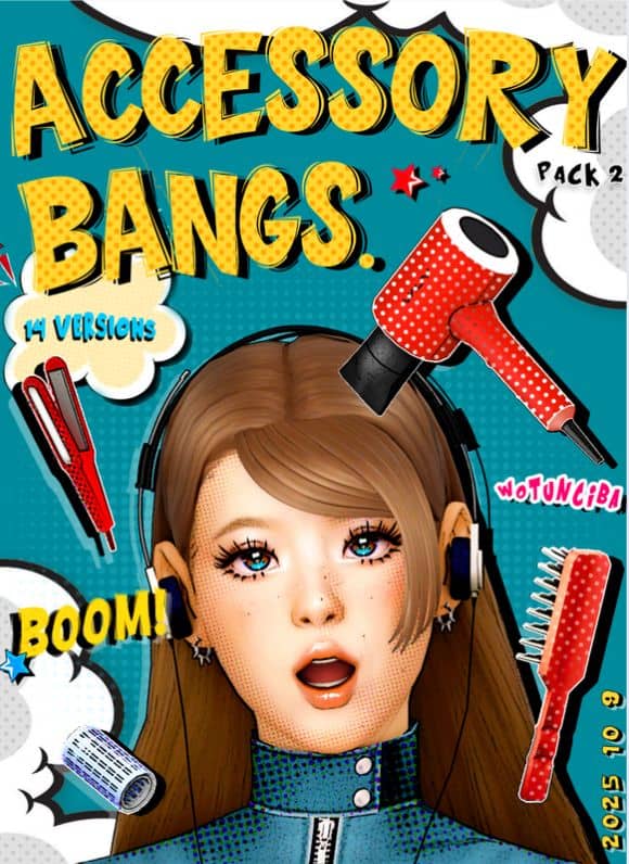 sims 4 accessory bangs pack