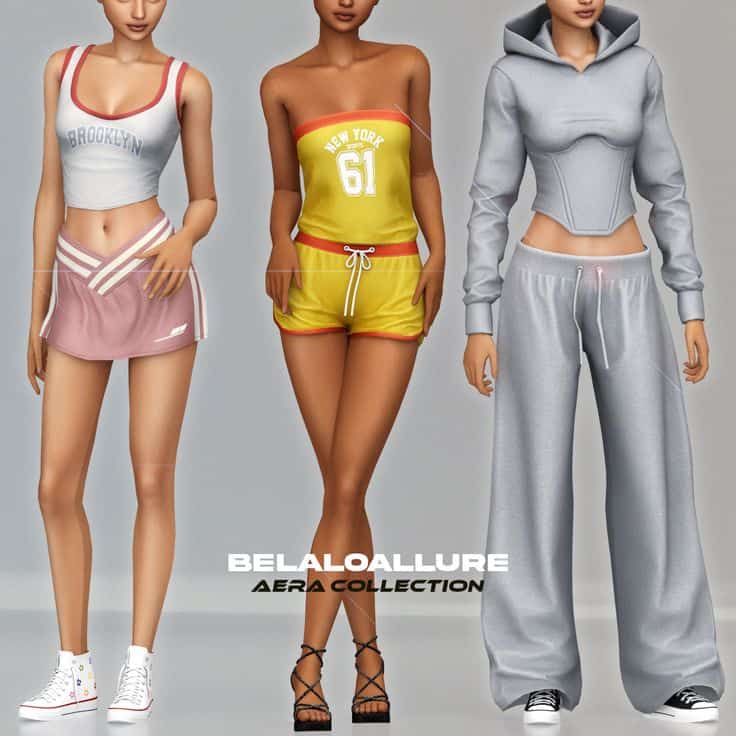 sims 4 athletic wear cc