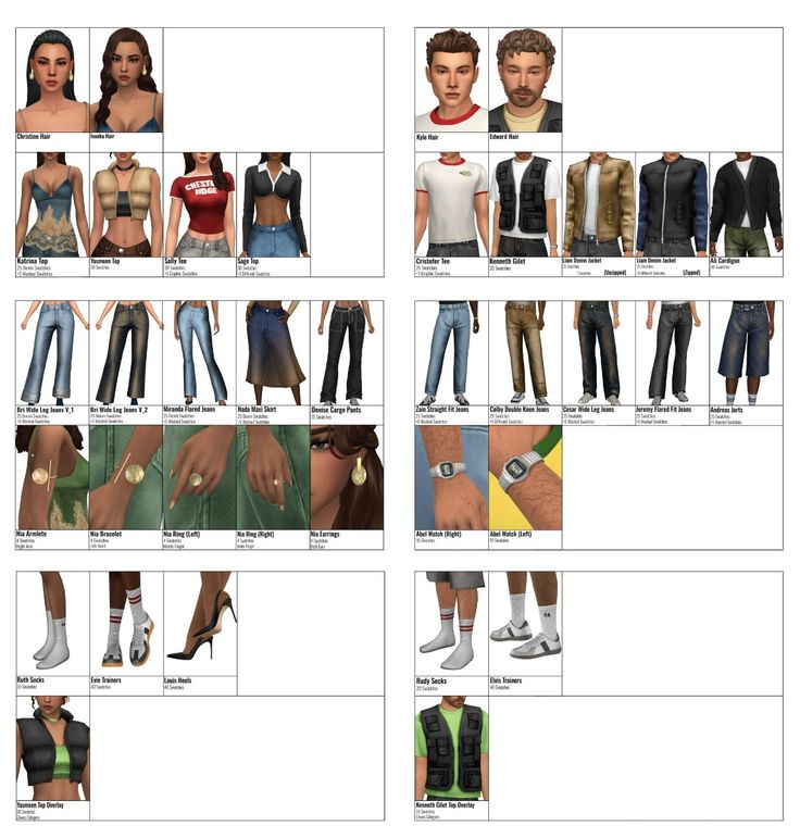 sims 4 cc clothes
