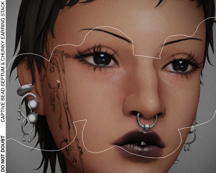 sims 4 earrings and piercings