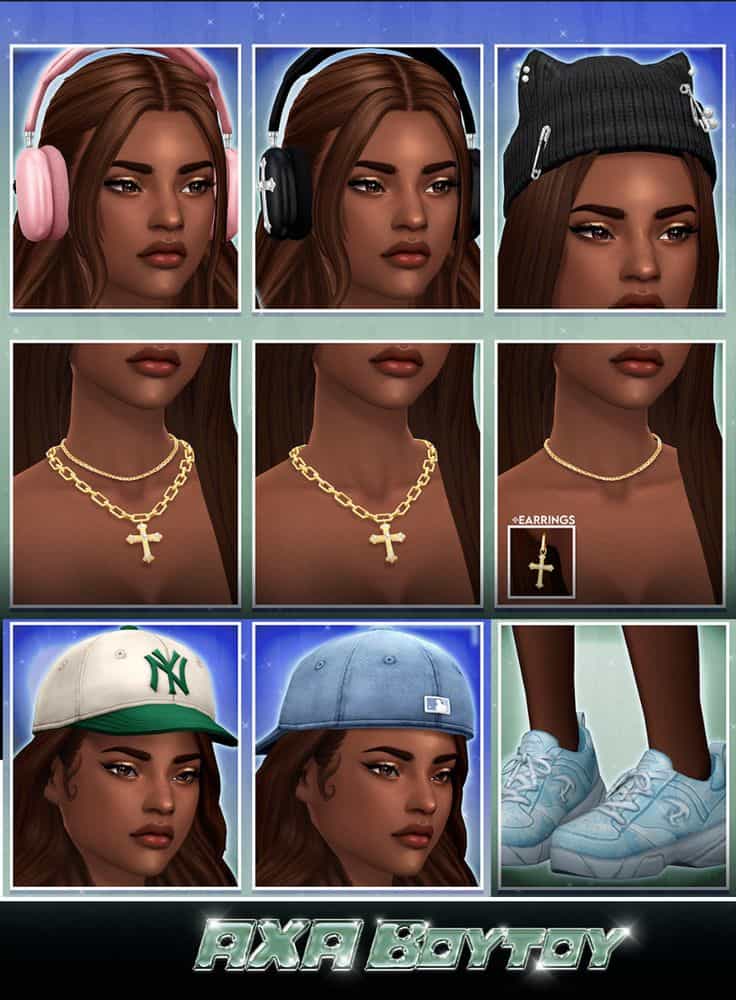 sims 4 female accessories cc