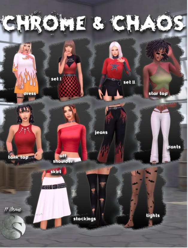 sims 4 female cc clothes pack
