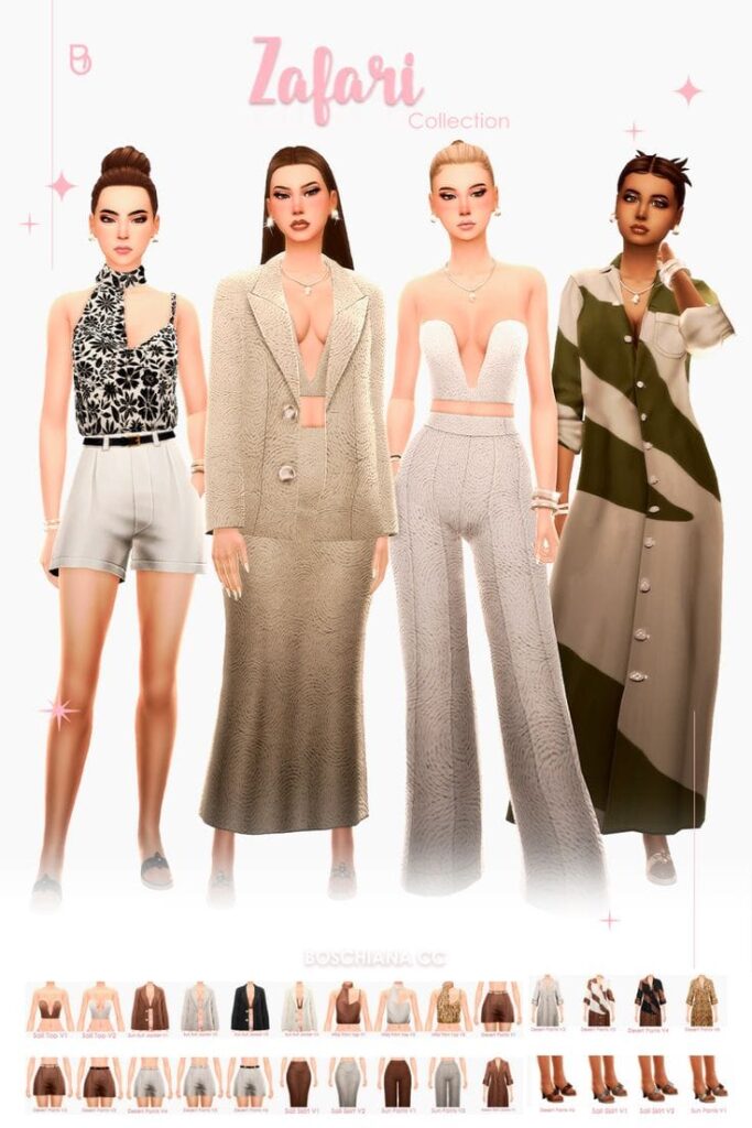 sims 4 female clothes cc pack