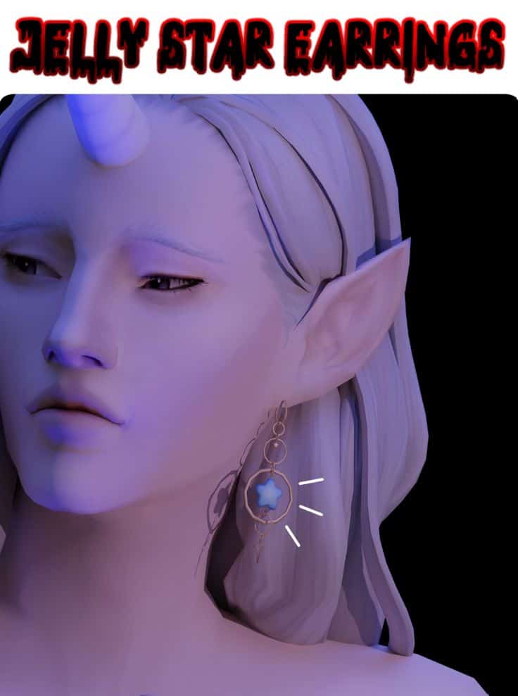 sims 4 jelly star earrings cc