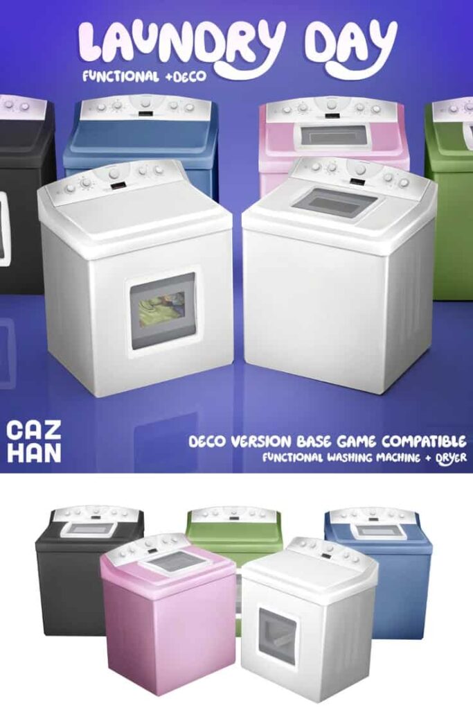 sims 4 laundry day cc pack