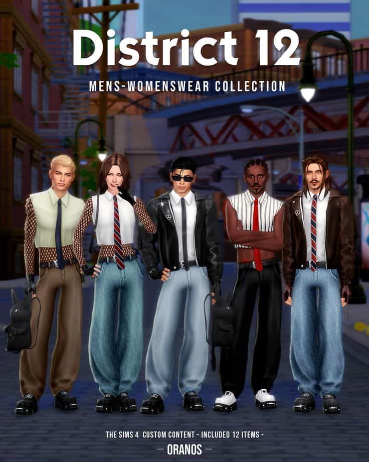 sims 4 male and female cc collection