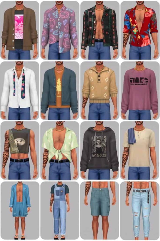 sims 4 male clothes collection